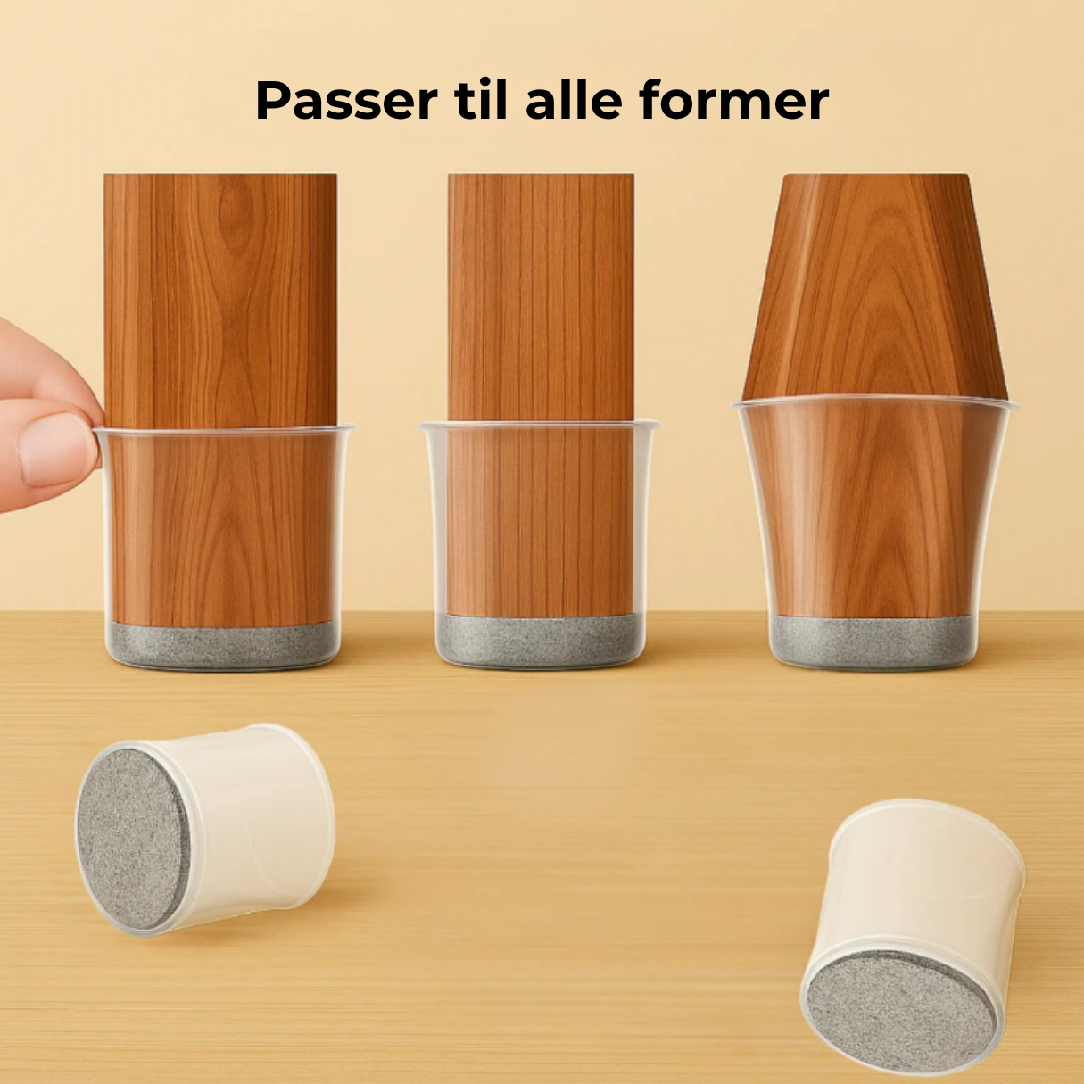 FenixBo - StolSokker™ - Den bedste lydisolerende beskyttelse til dit gulv!