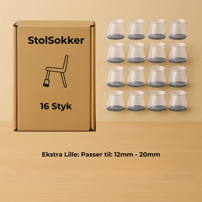 FenixBo - StolSokker™ - Den bedste lydisolerende beskyttelse til dit gulv!